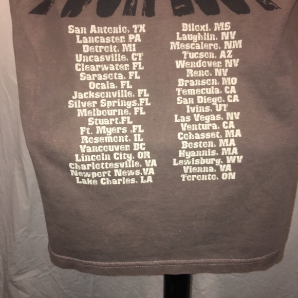 Beach Boys 2007 Concert Tour Shirt Medium Brown - Picture 4 of 8